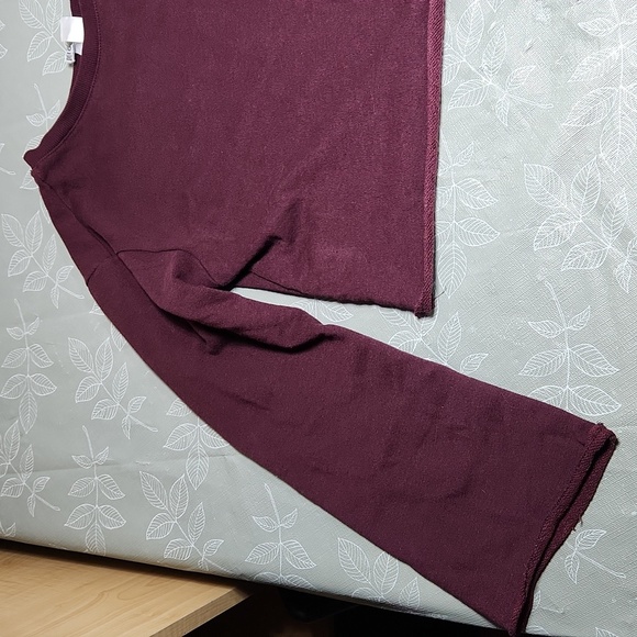 Divided Crop Sweater - Picture 2 of 7